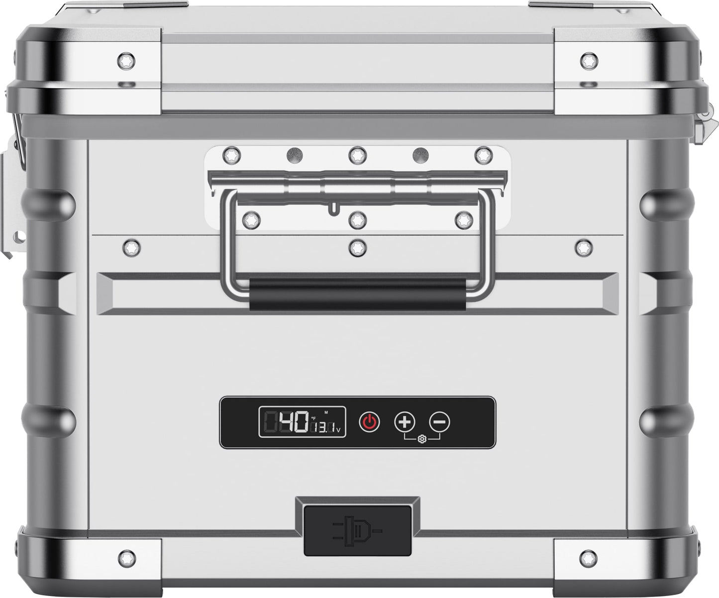 APL35 Dual Zone Aluminum Silver Fridge | ICECO | 35 LT