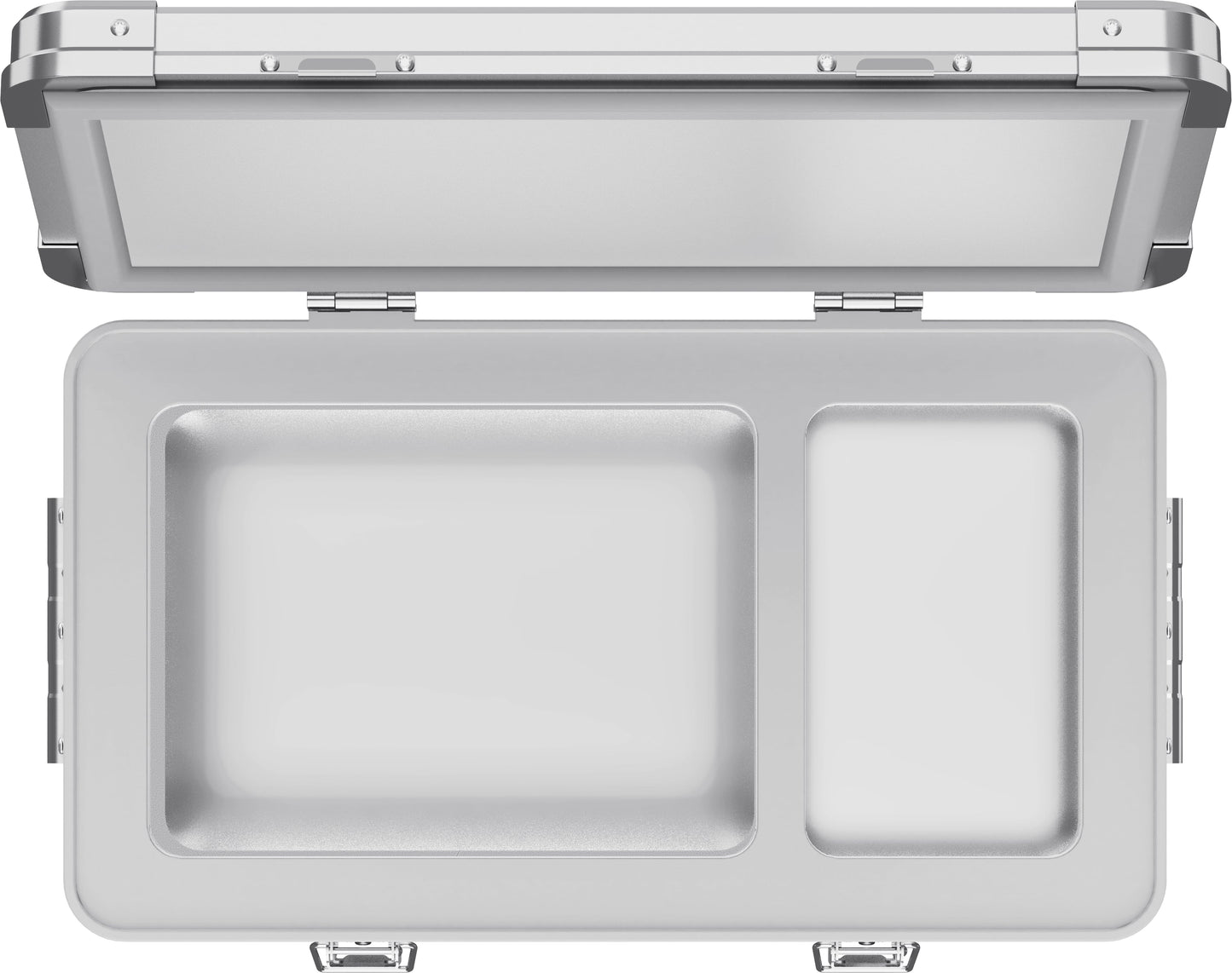 APL35 Dual Zone Aluminum Silver Fridge | ICECO | 35 LT