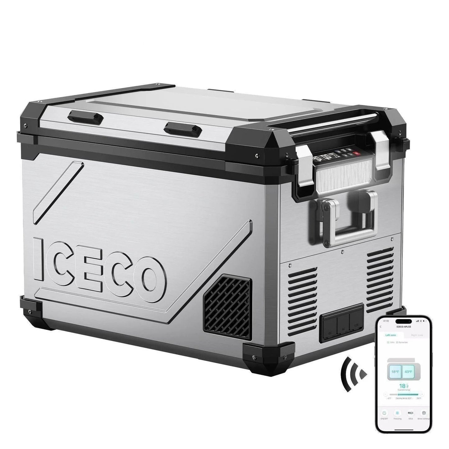APL55 Dual Zone 12 Volt Freezer | ICECO | 55 LT