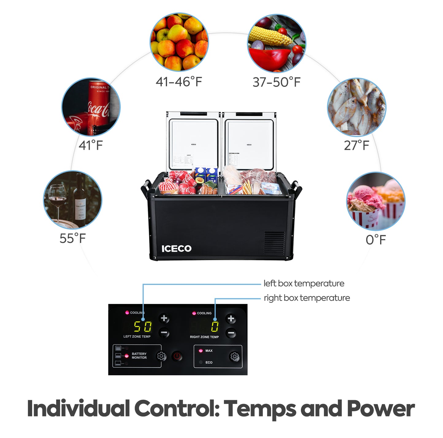 VL75ProD 12V Heavy Duty Freezer | ICECO | 75 LT