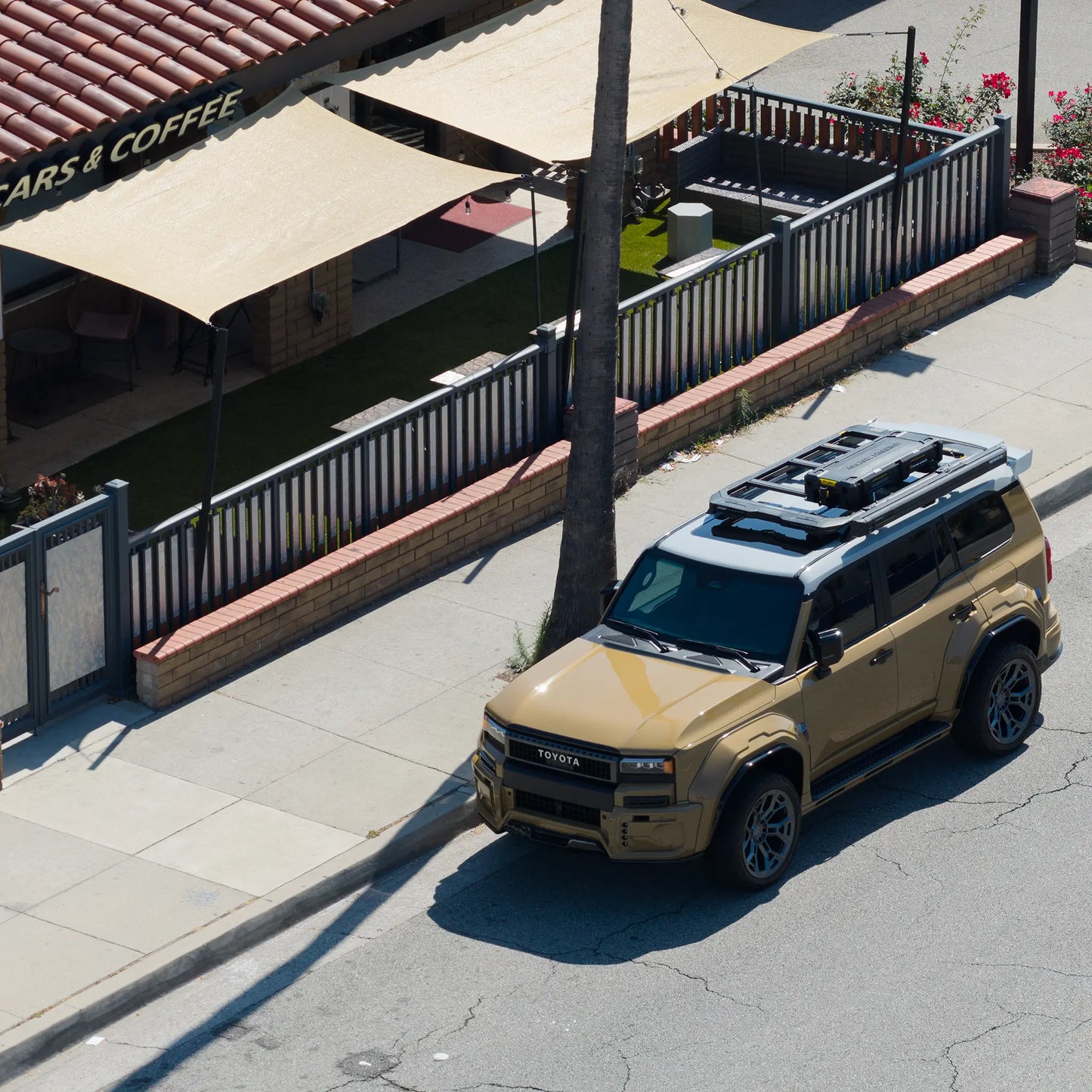 Toyota Land Cruiser 250 M'LinkX Roof Rack Platform ( Half-Length/With OEM Rails )